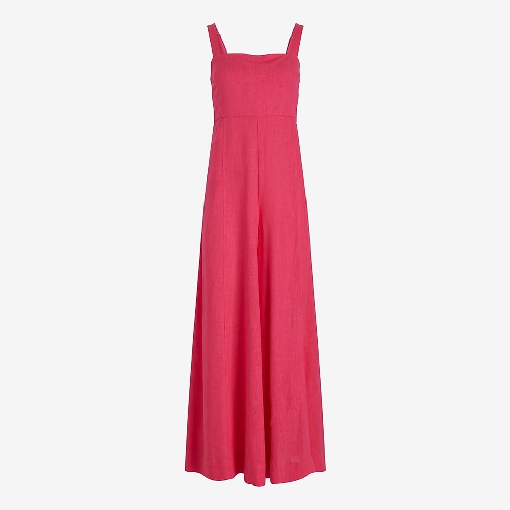 Express Fuchsia Square-Neck Wide Leg Jumper